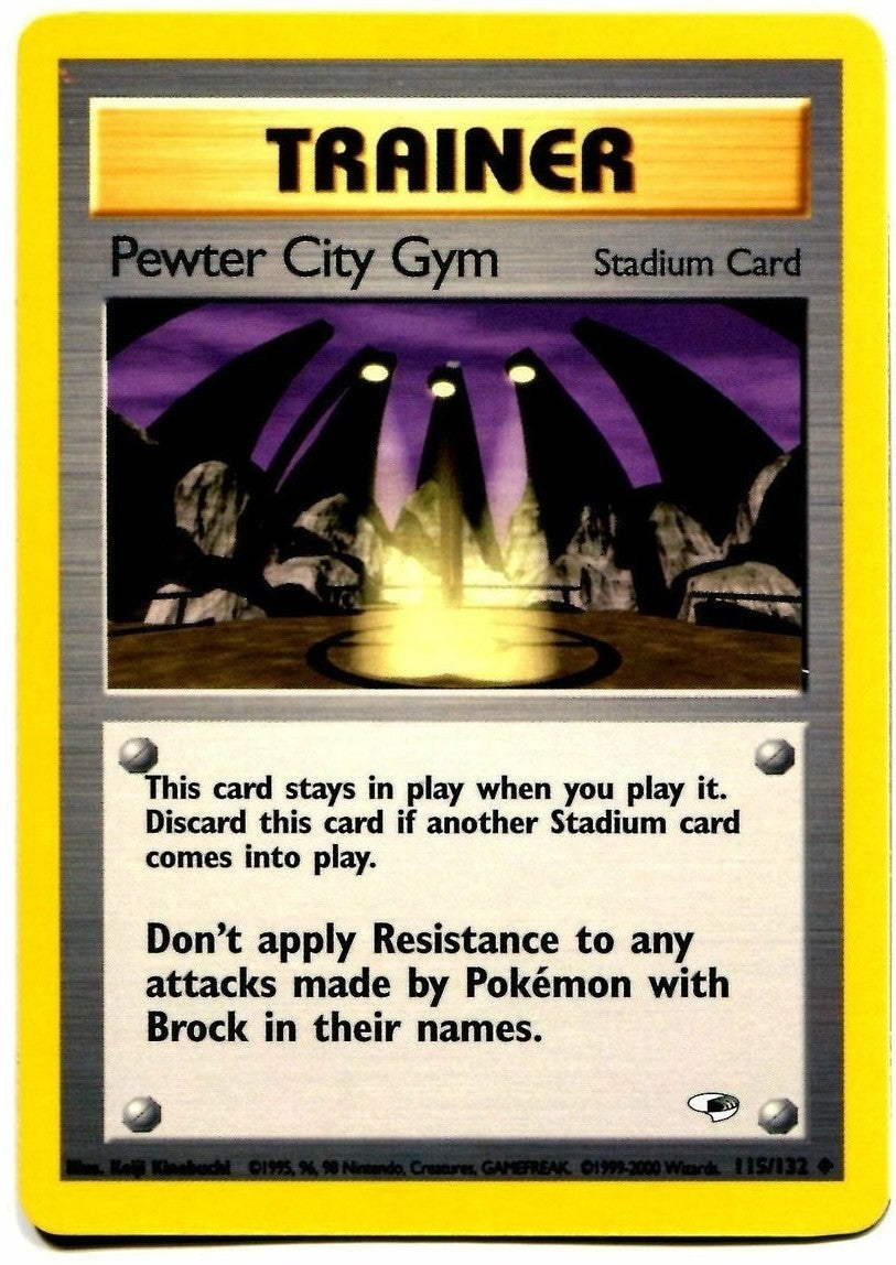 Pewter City Gym (115/132) [Gym Heroes Unlimited] | Black Swamp Games