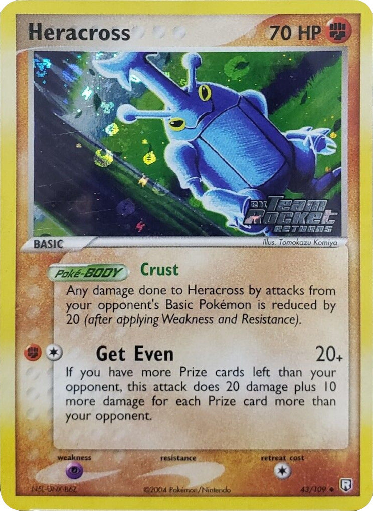 Heracross (43/109) (Stamped) [EX: Team Rocket Returns] | Black Swamp Games