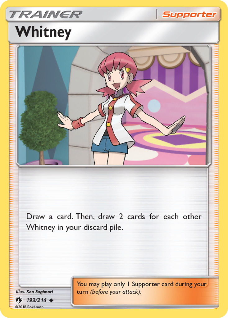 Whitney (193/214) [Sun & Moon: Lost Thunder] | Black Swamp Games