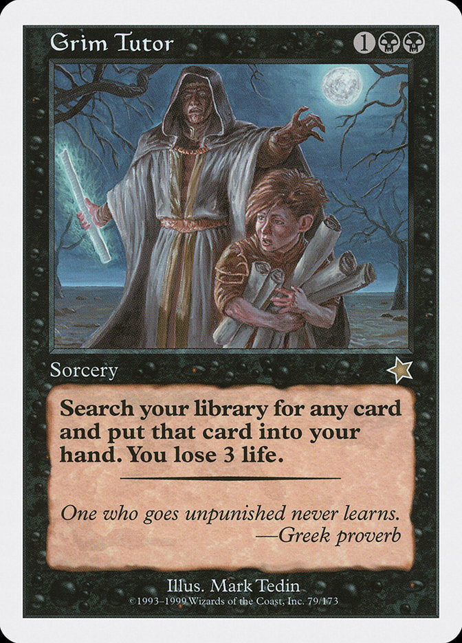Grim Tutor [Starter 1999] | Black Swamp Games