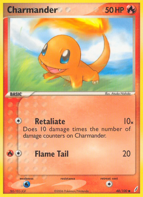 Charmander (48/100) [EX: Crystal Guardians] | Black Swamp Games