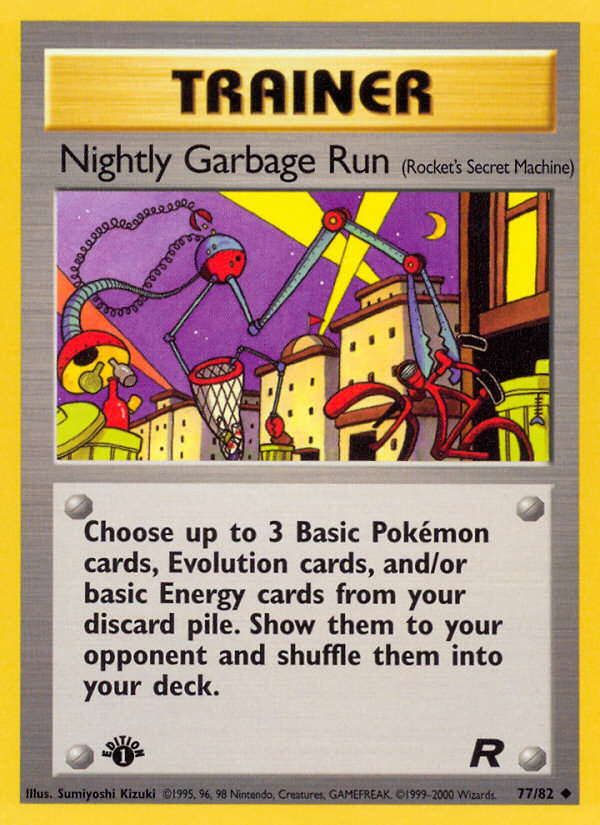 Nightly Garbage Run (77/82) [Team Rocket 1st Edition] | Black Swamp Games