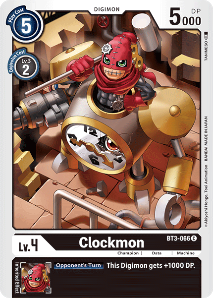 Clockmon [BT3-066] [Release Special Booster Ver.1.5] | Black Swamp Games