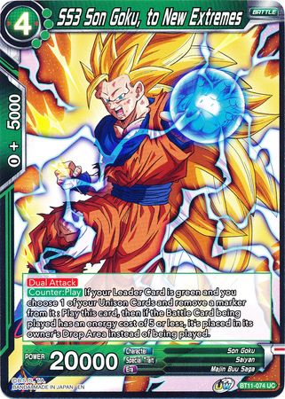 SS3 Son Goku, to New Extremes [BT11-074] | Black Swamp Games