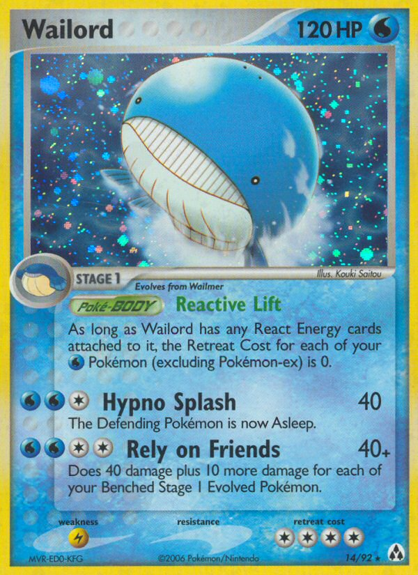 Wailord (14/92) [EX: Legend Maker] | Black Swamp Games