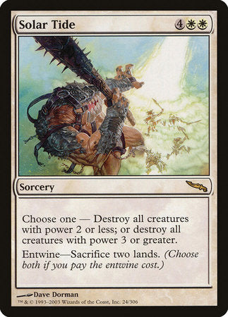 Solar Tide [Mirrodin] | Black Swamp Games