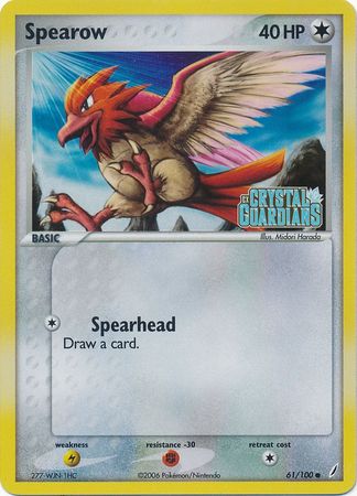 Spearow (61/100) (Stamped) [EX: Crystal Guardians] | Black Swamp Games