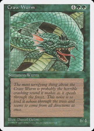 Craw Wurm [Fourth Edition] | Black Swamp Games