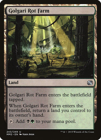 Golgari Rot Farm [Modern Masters 2015] | Black Swamp Games