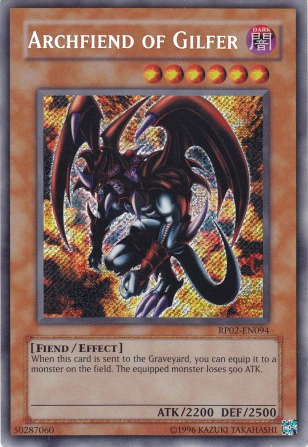 Archfiend of Gilfer [RP02-EN094] Secret Rare | Black Swamp Games