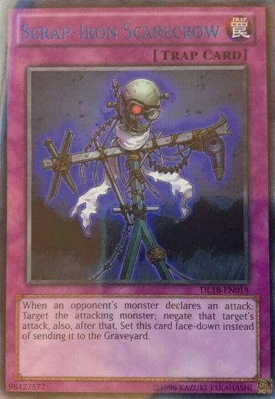 Scrap-Iron Scarecrow (Blue) [DL18-EN018] Rare | Black Swamp Games