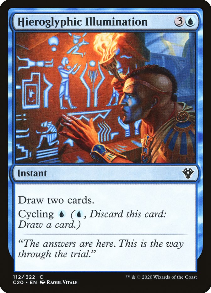 Hieroglyphic Illumination [Commander 2020] | Black Swamp Games