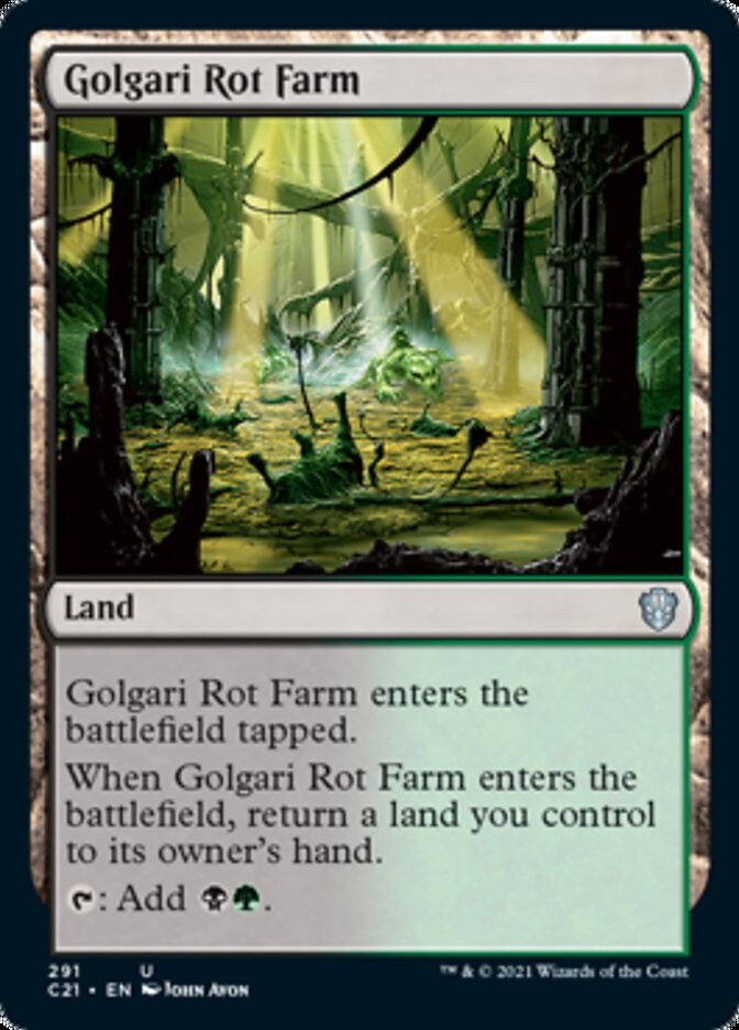 Golgari Rot Farm [Commander 2021] | Black Swamp Games