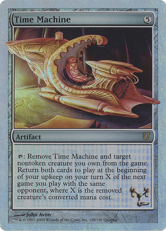 Time Machine (Alternate Foil) [Unhinged] | Black Swamp Games