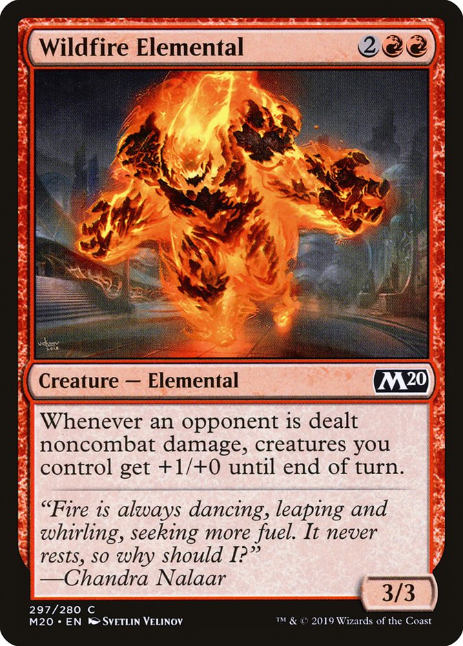 Wildfire Elemental [Core Set 2020] | Black Swamp Games