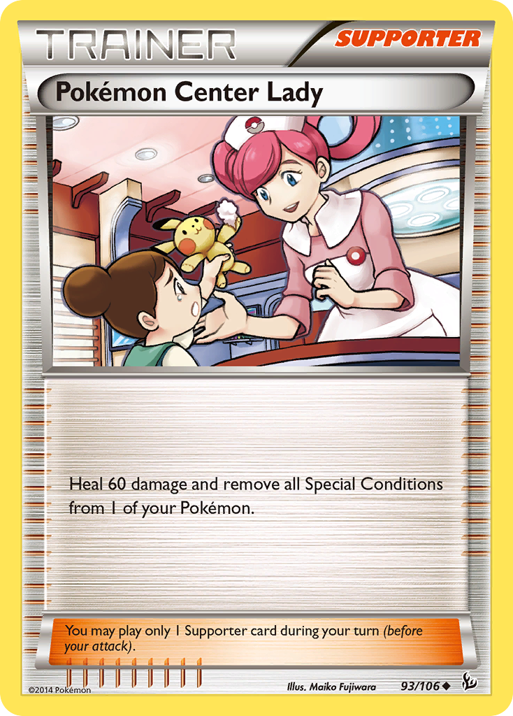 Pokemon Center Lady (93/106) [XY: Flashfire] | Black Swamp Games