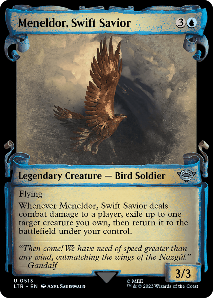 Meneldor, Swift Savior [The Lord of the Rings: Tales of Middle-Earth Showcase Scrolls] | Black Swamp Games