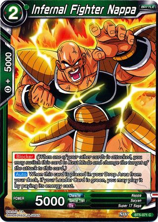 Infernal Fighter Nappa (BT5-071) [Miraculous Revival] | Black Swamp Games