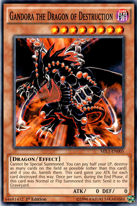 Gandora the Dragon of Destruction [MIL1-EN005] Common | Black Swamp Games