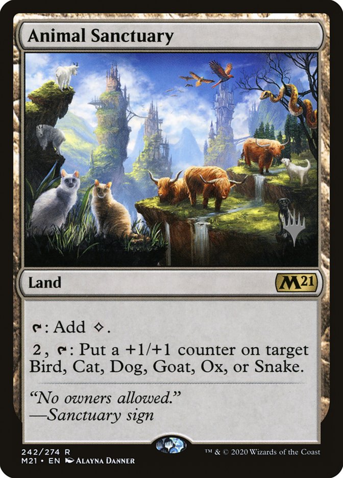 Animal Sanctuary (Promo Pack) [Core Set 2021 Promos] | Black Swamp Games