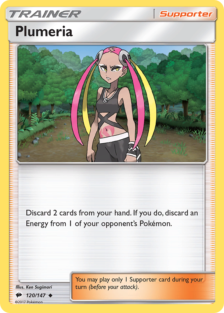 Plumeria (120/147) [Sun & Moon: Burning Shadows] | Black Swamp Games