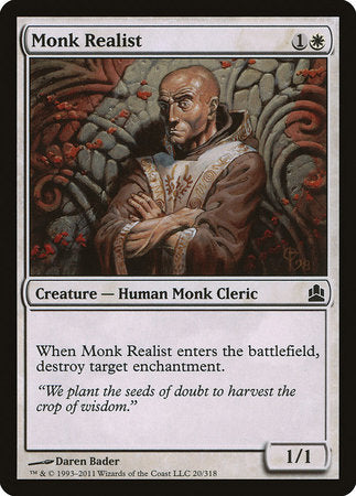 Monk Realist [Commander 2011] | Black Swamp Games