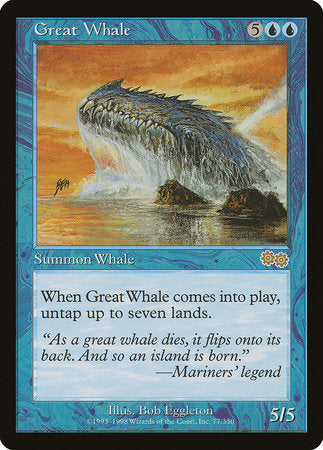 Great Whale [Urza's Saga] | Black Swamp Games