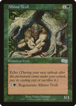 Albino Troll [Urza's Saga] | Black Swamp Games