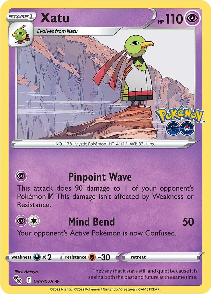 Xatu (033/078) [Pokémon GO] | Black Swamp Games