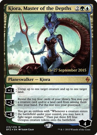 Kiora, Master of the Depths [Battle for Zendikar Promos] | Black Swamp Games