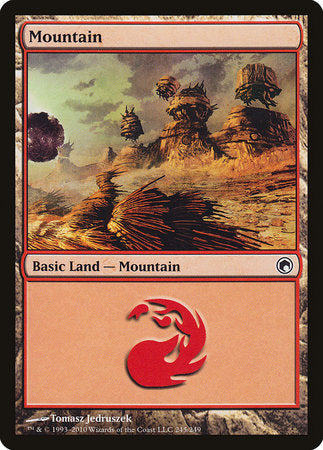 Mountain (245) [Scars of Mirrodin] | Black Swamp Games