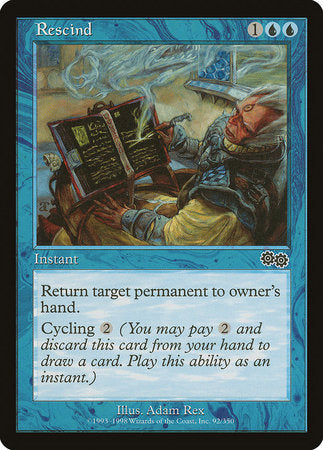 Rescind [Urza's Saga] | Black Swamp Games
