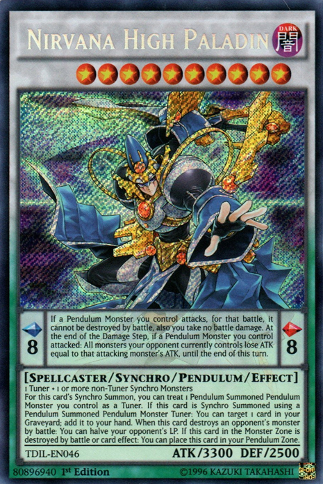 Nirvana High Paladin [TDIL-EN046] Secret Rare | Black Swamp Games