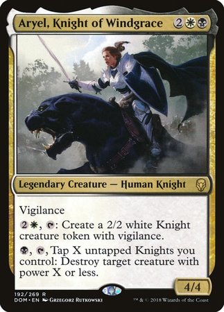 Aryel, Knight of Windgrace [Dominaria] | Black Swamp Games