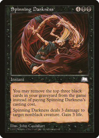 Spinning Darkness [Weatherlight] | Black Swamp Games