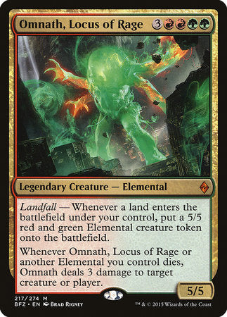 Omnath, Locus of Rage [Battle for Zendikar] | Black Swamp Games