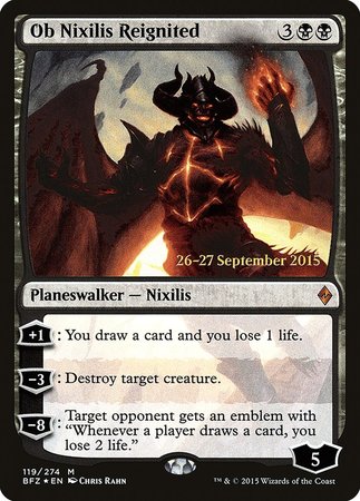 Ob Nixilis Reignited [Battle for Zendikar Promos] | Black Swamp Games