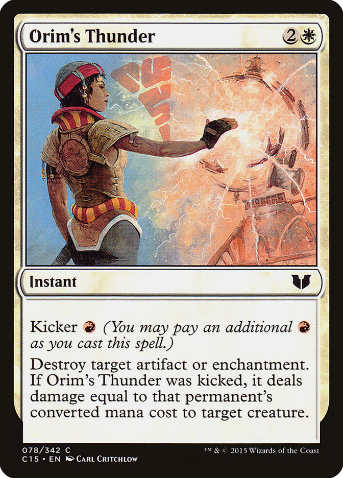 Orim's Thunder [Commander 2015] | Black Swamp Games