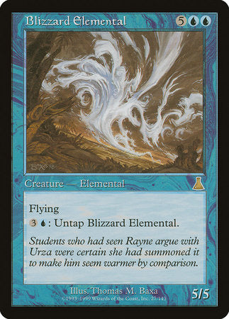 Blizzard Elemental [Urza's Destiny] | Black Swamp Games