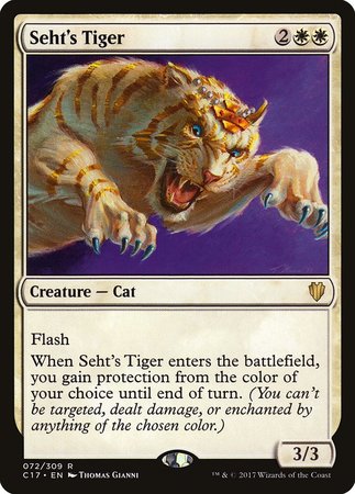 Seht's Tiger [Commander 2017] | Black Swamp Games