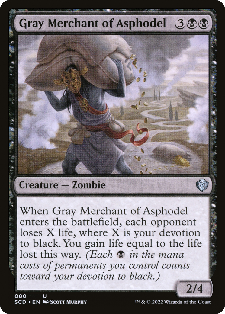 Gray Merchant of Asphodel [Starter Commander Decks] | Black Swamp Games