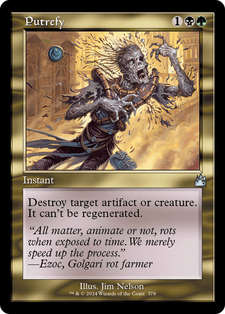 Putrefy (Retro Frame) [Ravnica Remastered] | Black Swamp Games