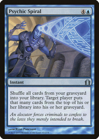 Psychic Spiral [Return to Ravnica] | Black Swamp Games
