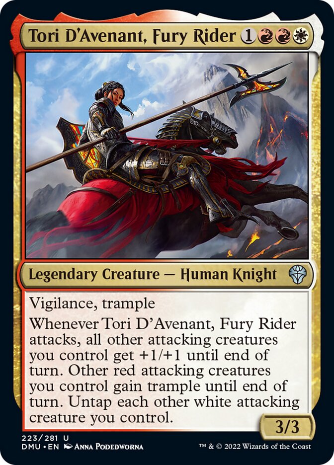 Tori D'Avenant, Fury Rider [Dominaria United] | Black Swamp Games