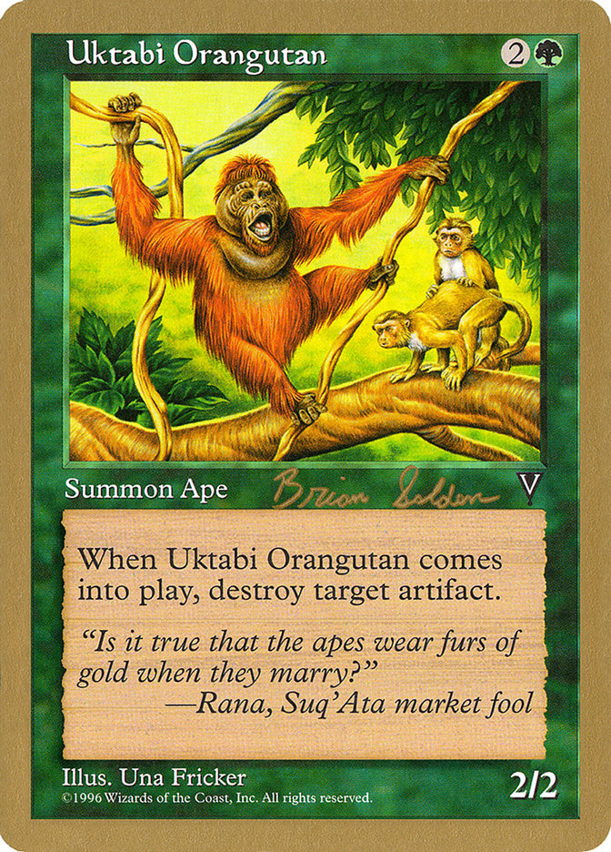 Uktabi Orangutan (Brian Selden) [World Championship Decks 1998] | Black Swamp Games