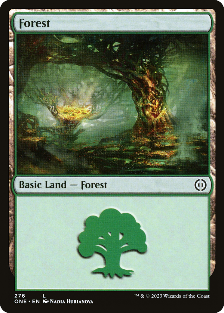 Forest (276) [Phyrexia: All Will Be One] | Black Swamp Games