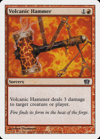 Volcanic Hammer [Eighth Edition] | Black Swamp Games