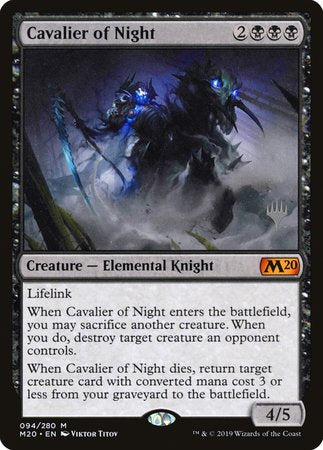 Cavalier of Night [Core Set 2020 Promos] | Black Swamp Games