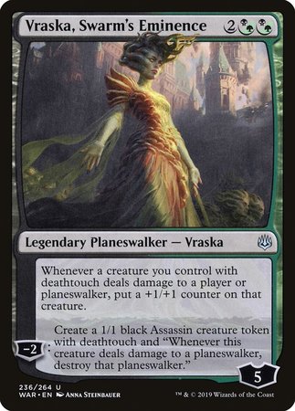 Vraska, Swarm's Eminence [War of the Spark] | Black Swamp Games