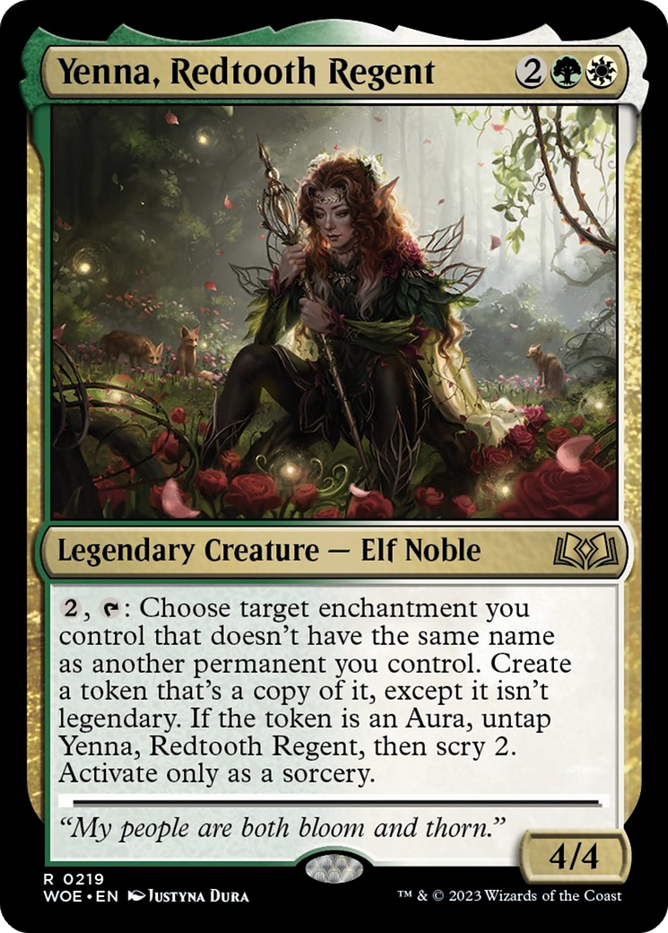 Yenna, Redtooth Regent [Wilds of Eldraine] | Black Swamp Games
